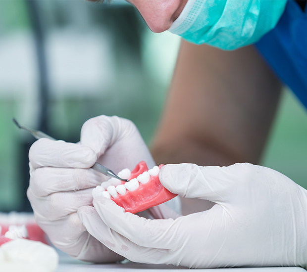 Burbank Partial Denture for One Missing Tooth